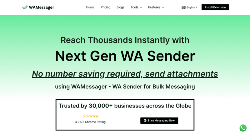 WhatsApp Bulk Message Sender_ WAMessager